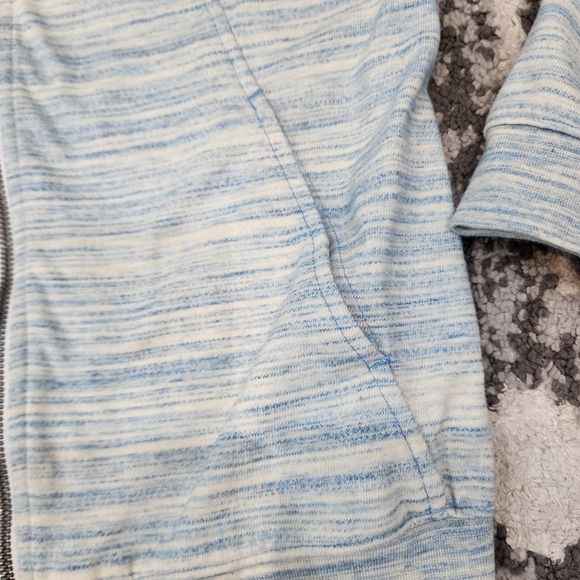 Nike blue and cream full zip up women's size small hoodie - Picture 3 of 7